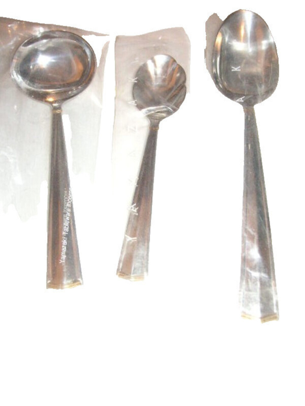 Yamazaki Icon GOLD ACCENT Stainless Steel 3 PC COMPLETER SET GRAVY, TBS,Sugar